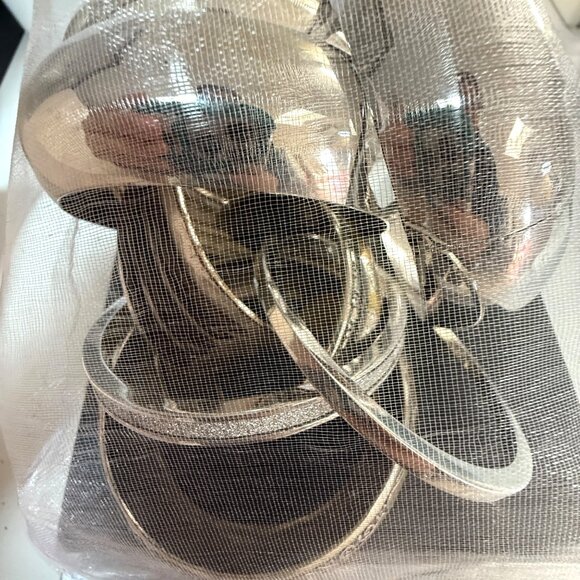 Silver Tone Bangle & Cuff Bracelet Lot Bundle Statement Chunky Mixed Styles - Picture 7 of 9